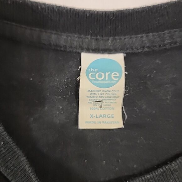 The Core T-Shirt Unisex XL Black Cotton Guns N Roses 2006 Y2K Graphic Sportswear - Picture 6 of 13